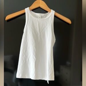 Brand New Lululemon Align Waist-Length Racerback White Tank. Size 2. With Tag